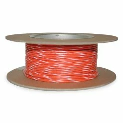 NAMZ Custom Cycle Orange/White 18-Gauge Wire
