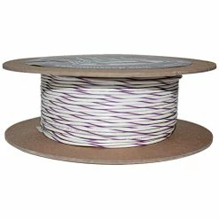 NAMZ Custom Cycle White/Violet 18-Gauge Wire