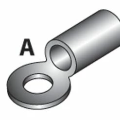 V-Twin Manufacturing Ring Terminal, #10 Eye, 14-16 Gauge