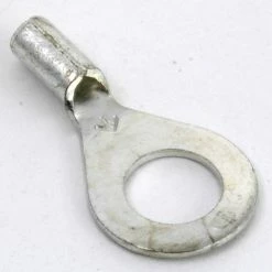 V-Twin Manufacturing Ring Terminal, 1/4" Eye, 16-20 Gauge