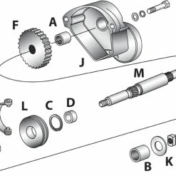 V-Twin Manufacturing Electric Starter Assembly Kit -Car Accessories Shop 380 173 B V1