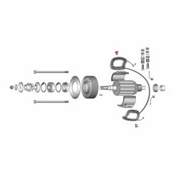 V-Twin Manufacturing Generator Pole Screw -Car Accessories Shop 380 241 B V10