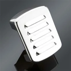 J&P Cycles Chrome Louvered Coil Cover