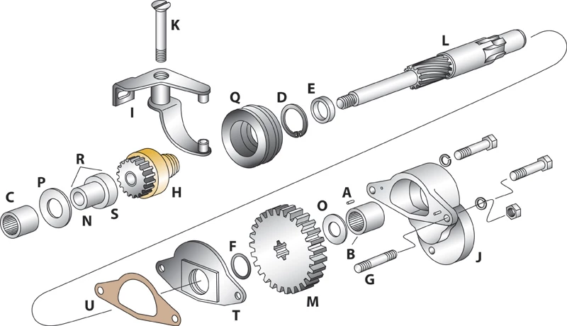 Eastern Motorcycle Parts Starter Shaft Spacer 5 Eastern Motorcycle Parts Starter Shaft Spacer - Image 3