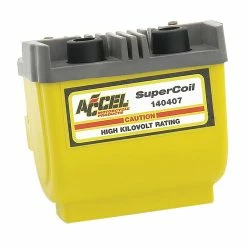 ACCEL Yellow Dual Fire Super Coil For Electronic Ignition